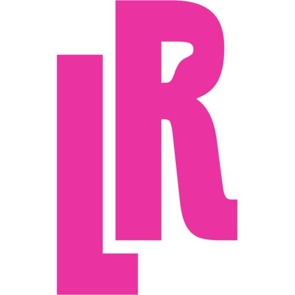 LR pink monogram 40x40cm Thumbnail